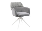 Стілець поворотний R-165 прованс + білий