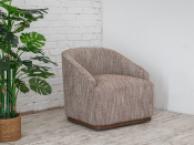 Поворотне крісло "Тіволі" теплий каштан