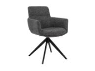 Стілець поворотний R-185 антрацит + чорний