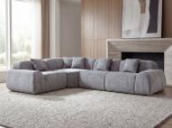 Безкаркасний модульний диван "Дакота" перлинний сірий